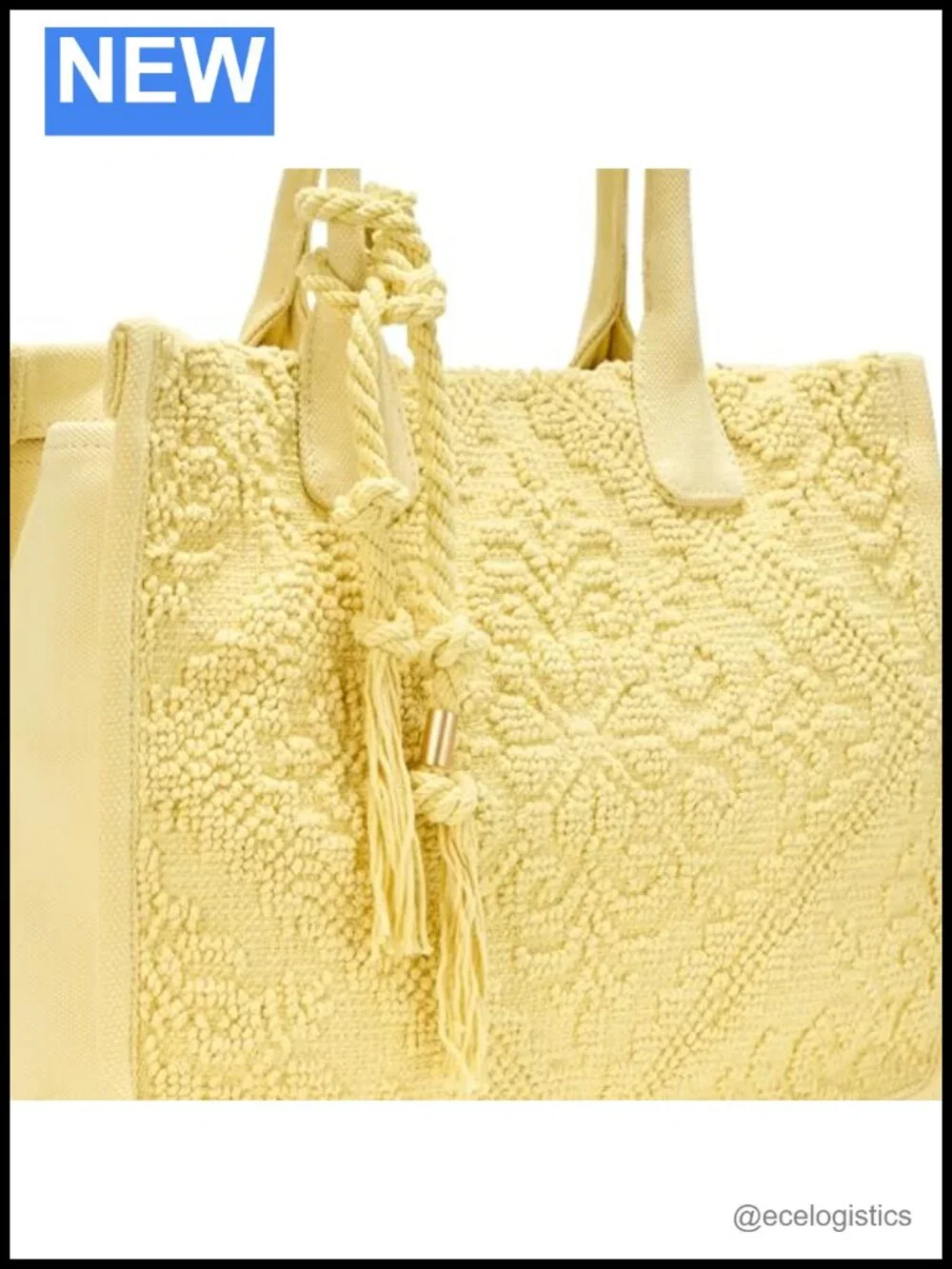 Vince Camuto Canvas Hobo Bag Tote Shoulder Purse